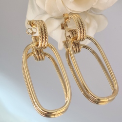 PENDIENTES ELAINE ORO 18 KT.