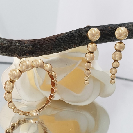 SORTIJA ORO 18 KT. BOLAS