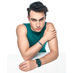 PULSERA VICEROY HOMBRE PIEL AZUL