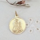ESCAPULARIO ORO 18 KT. V. CARMEN Y CORAZON JESUS 20 MM