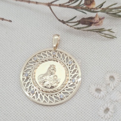 MEDALLA ORO 18 KT. VIRGEN DEL CARMEN