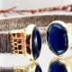 PULSERA ACERO Y PLATA BAÑO ORO
