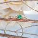 SORTIJA ORO 18 KT. ESMERALDA