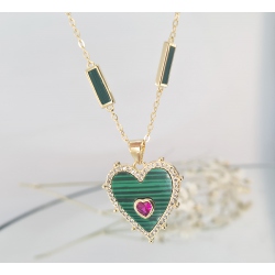 COLLAR LUXENTER LIMY MALAQUITA NXA562Y97