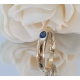 ANILLO ORO AMARILLO 18 KT. CON ZAFIRO EN TALLA OVAL