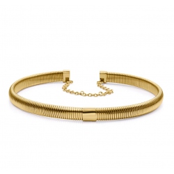 COLLAR TUBOGAS VICEROY LAURA ESCANES ACERO IP DORADO
