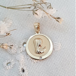 MEDALLA ORO 18 KT. VIRGEN NIÑA