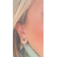 PENDIENTES ORO 18 KT. NANO ESMERALDA