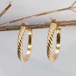 AROS ORO 18 KT. GALLONES