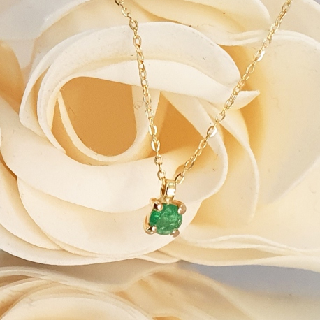 GARGANTILLA ORO 18 KT. ESMERALDA