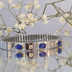 PULSERA NOMINATION ACERO Y ORO
