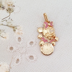 COLGANTE ORO MINNIE MAUSE PARA BEBES