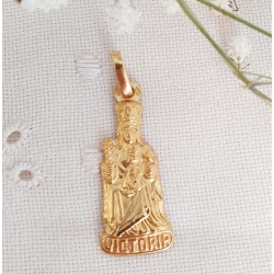 MEDALLA VIRGEN VICTORIA DE MÁLAGA ORO 18 KT.
