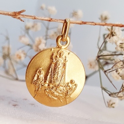 MEDALLA ORO 18 KT. SAN VICENTE FERRER 20 mm.