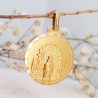MEDALLA ORO 18 KT. VIRGEN DEL PILAR 20 MM.