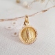 MEDALLA ORO 18 KT. VIRGEN DE FÁTIMA 12 MM