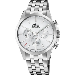 LOTUS MINIMALIST HOMBRE ACERO CRONO 18989/1