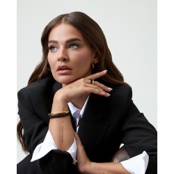 ANILLO VICEROY ACERO IP NEGRO Y DORADO COL. LURA ESCANES